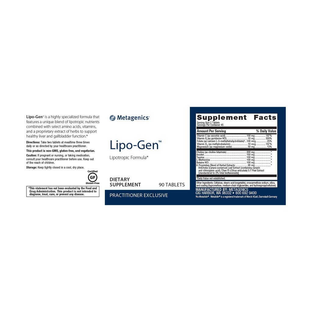 Metagenics-LipoGen - 90tabs